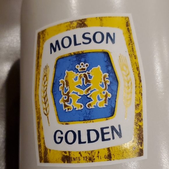 Molson Golden ceramic beer stein - Picture 7 of 9